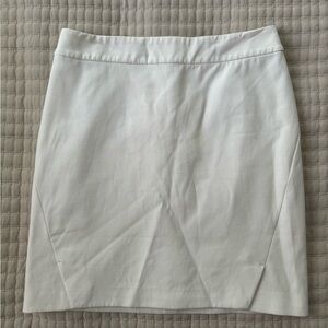 White House Black Market White Pencil Skirt